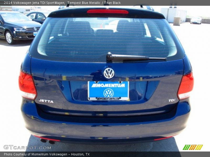 Tempest Blue Metallic / Titan Black 2014 Volkswagen Jetta TDI SportWagen