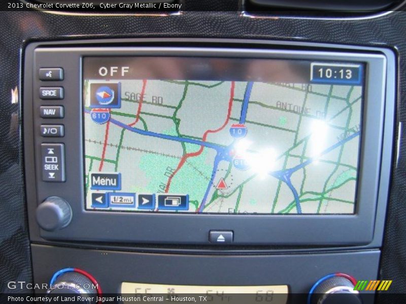 Navigation of 2013 Corvette Z06
