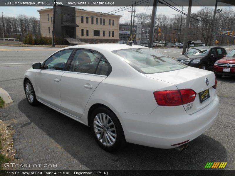 Candy White / Cornsilk Beige 2011 Volkswagen Jetta SEL Sedan