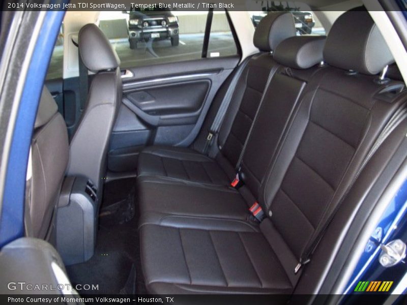 Tempest Blue Metallic / Titan Black 2014 Volkswagen Jetta TDI SportWagen