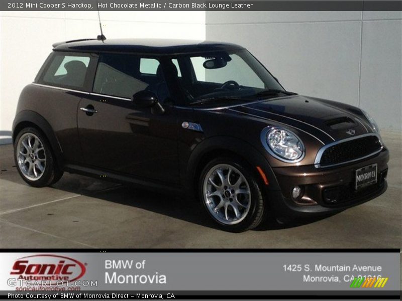 Hot Chocolate Metallic / Carbon Black Lounge Leather 2012 Mini Cooper S Hardtop