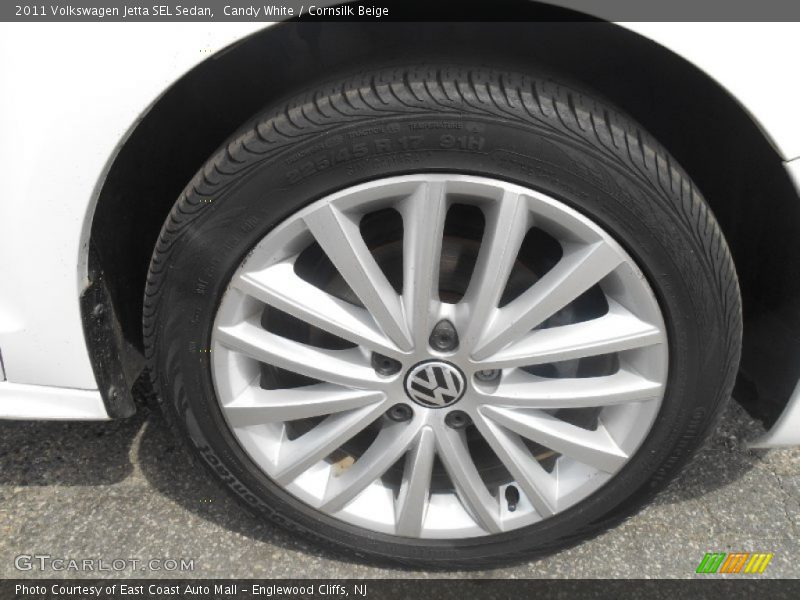 Candy White / Cornsilk Beige 2011 Volkswagen Jetta SEL Sedan