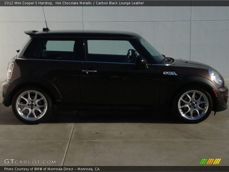 Hot Chocolate Metallic / Carbon Black Lounge Leather 2012 Mini Cooper S Hardtop