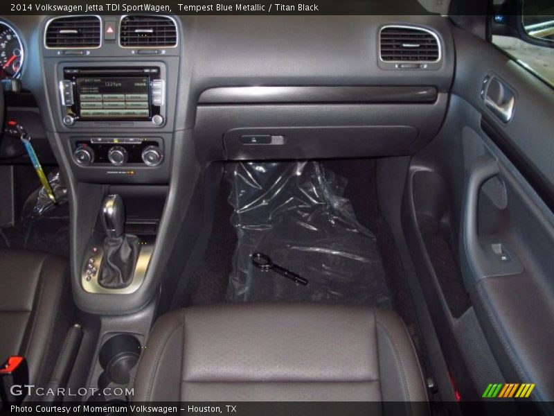 Tempest Blue Metallic / Titan Black 2014 Volkswagen Jetta TDI SportWagen