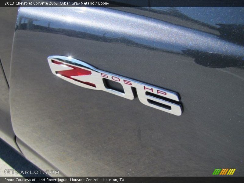 Cyber Gray Metallic / Ebony 2013 Chevrolet Corvette Z06