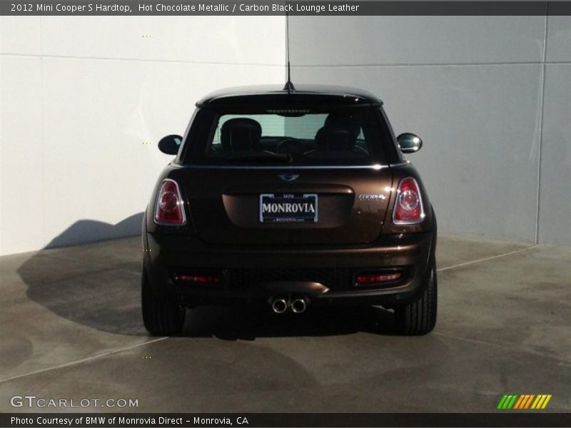 Hot Chocolate Metallic / Carbon Black Lounge Leather 2012 Mini Cooper S Hardtop