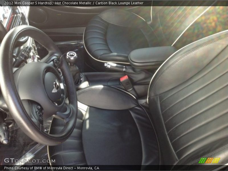 Hot Chocolate Metallic / Carbon Black Lounge Leather 2012 Mini Cooper S Hardtop