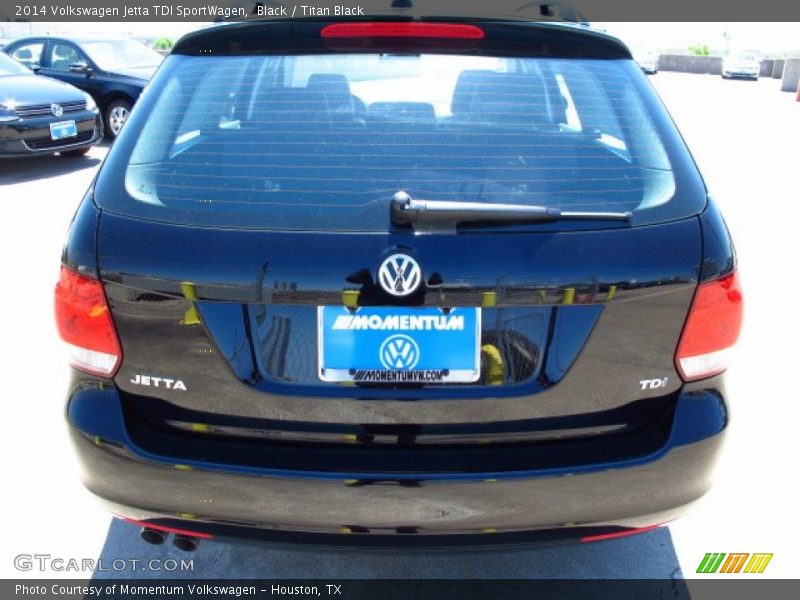 Black / Titan Black 2014 Volkswagen Jetta TDI SportWagen