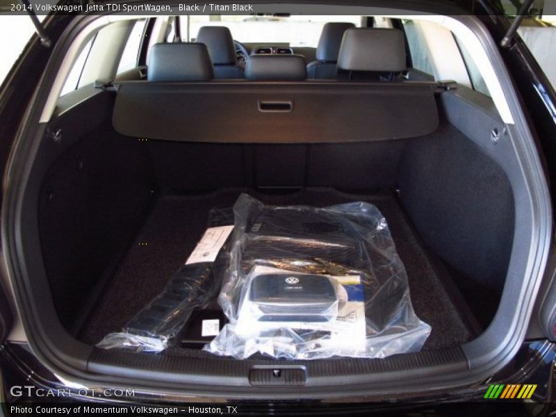 Black / Titan Black 2014 Volkswagen Jetta TDI SportWagen