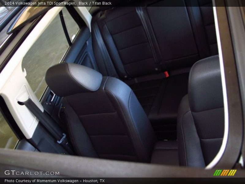 Black / Titan Black 2014 Volkswagen Jetta TDI SportWagen