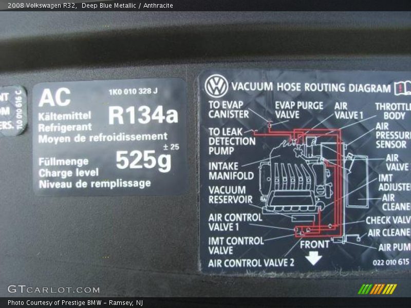 Deep Blue Metallic / Anthracite 2008 Volkswagen R32
