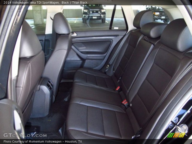 Black / Titan Black 2014 Volkswagen Jetta TDI SportWagen