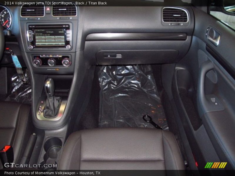 Black / Titan Black 2014 Volkswagen Jetta TDI SportWagen