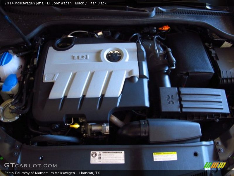Black / Titan Black 2014 Volkswagen Jetta TDI SportWagen