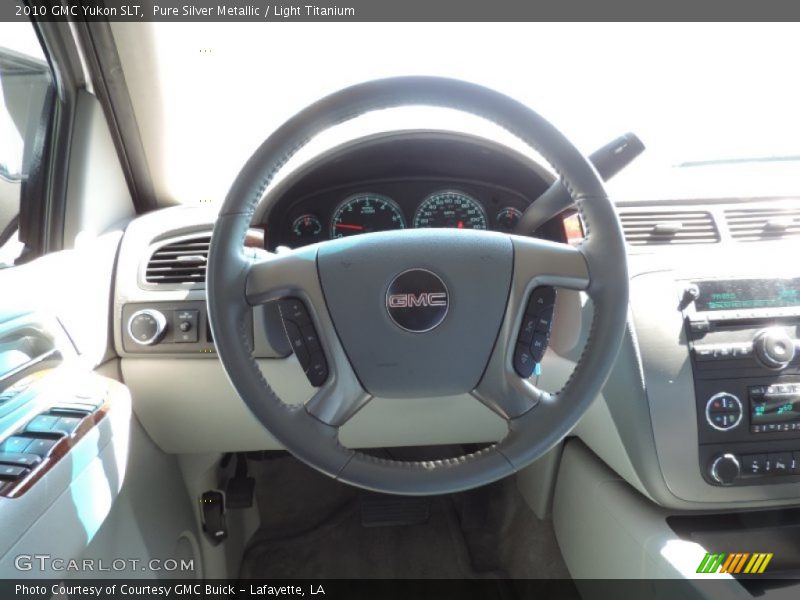 Pure Silver Metallic / Light Titanium 2010 GMC Yukon SLT