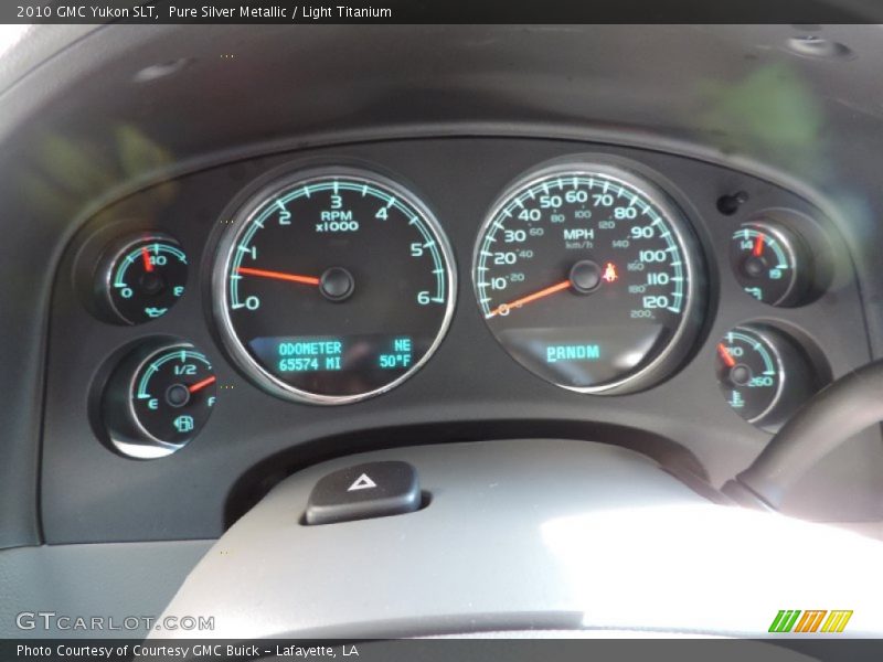 Pure Silver Metallic / Light Titanium 2010 GMC Yukon SLT