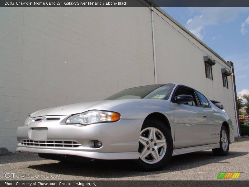 Galaxy Silver Metallic / Ebony Black 2003 Chevrolet Monte Carlo SS