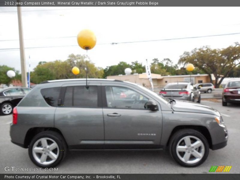 Mineral Gray Metallic / Dark Slate Gray/Light Pebble Beige 2012 Jeep Compass Limited