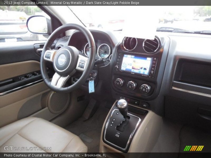 Mineral Gray Metallic / Dark Slate Gray/Light Pebble Beige 2012 Jeep Compass Limited