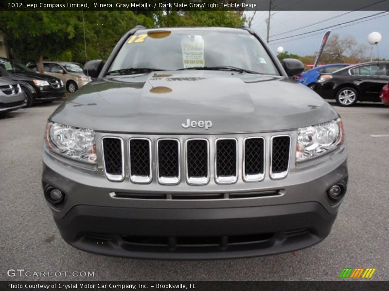 Mineral Gray Metallic / Dark Slate Gray/Light Pebble Beige 2012 Jeep Compass Limited