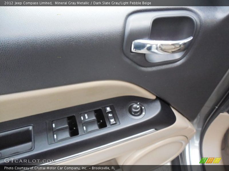 Mineral Gray Metallic / Dark Slate Gray/Light Pebble Beige 2012 Jeep Compass Limited