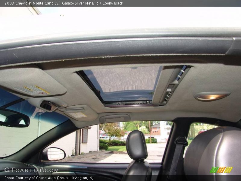 Galaxy Silver Metallic / Ebony Black 2003 Chevrolet Monte Carlo SS