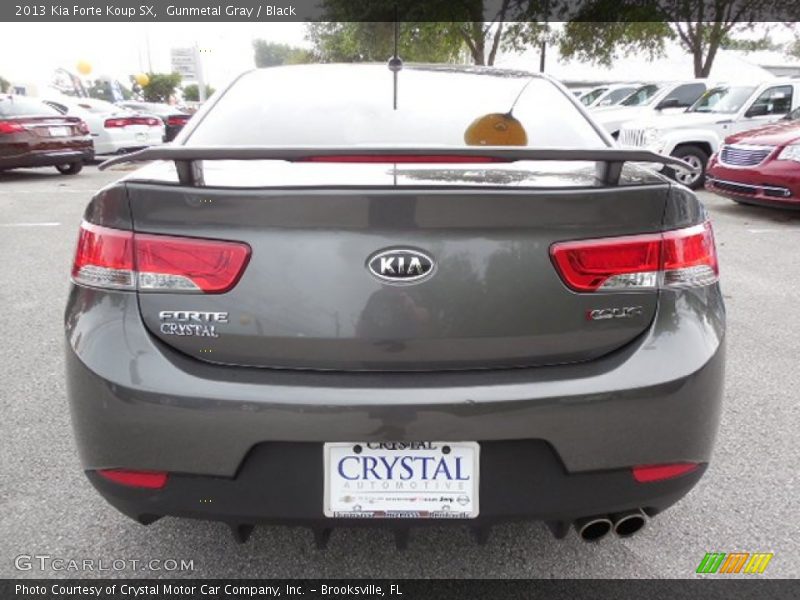 Gunmetal Gray / Black 2013 Kia Forte Koup SX