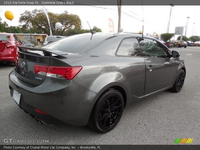 Gunmetal Gray / Black 2013 Kia Forte Koup SX