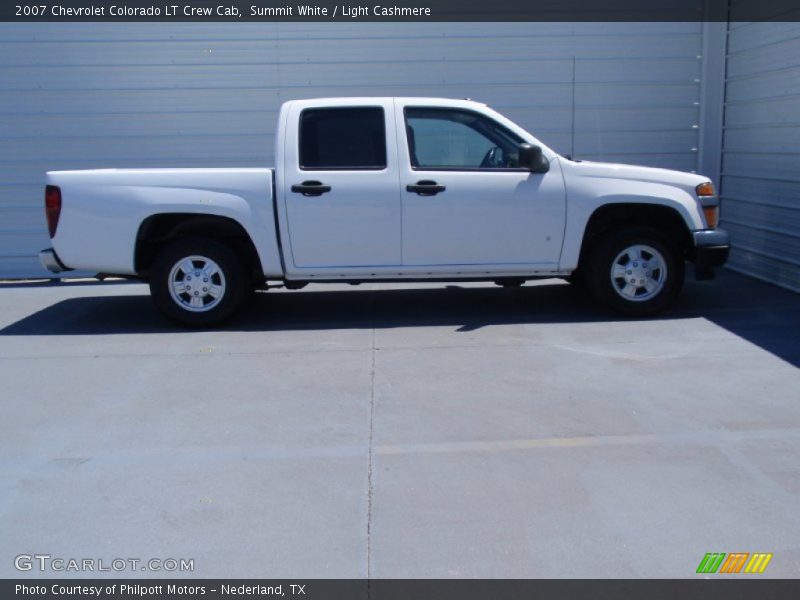 Summit White / Light Cashmere 2007 Chevrolet Colorado LT Crew Cab