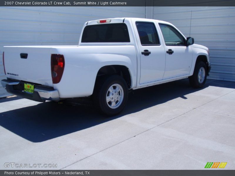 Summit White / Light Cashmere 2007 Chevrolet Colorado LT Crew Cab