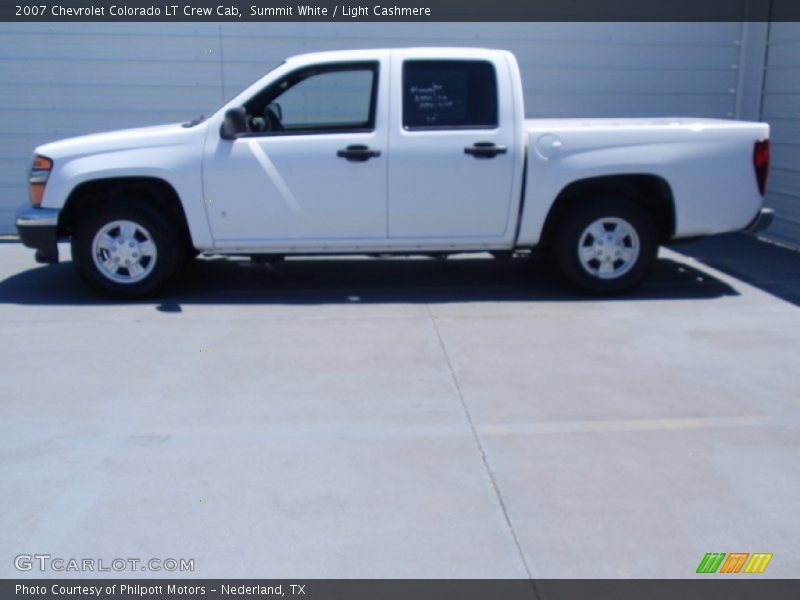 Summit White / Light Cashmere 2007 Chevrolet Colorado LT Crew Cab