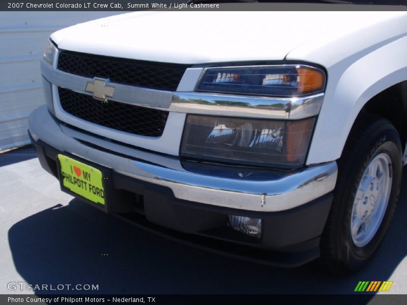 Summit White / Light Cashmere 2007 Chevrolet Colorado LT Crew Cab