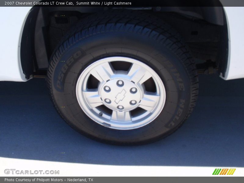 Summit White / Light Cashmere 2007 Chevrolet Colorado LT Crew Cab
