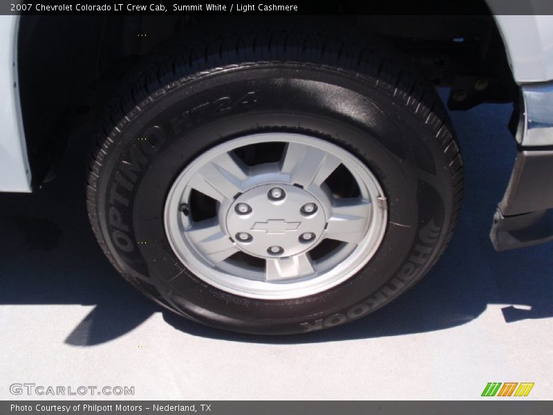 Summit White / Light Cashmere 2007 Chevrolet Colorado LT Crew Cab
