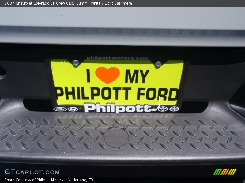 Summit White / Light Cashmere 2007 Chevrolet Colorado LT Crew Cab