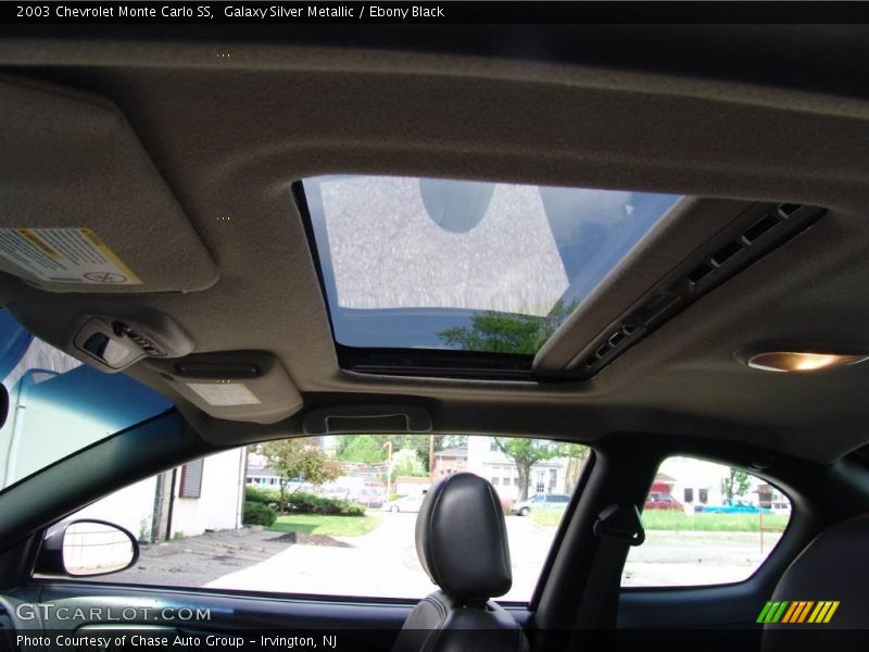 Galaxy Silver Metallic / Ebony Black 2003 Chevrolet Monte Carlo SS