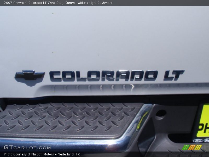 Summit White / Light Cashmere 2007 Chevrolet Colorado LT Crew Cab