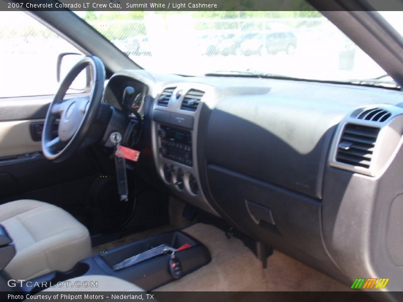 Summit White / Light Cashmere 2007 Chevrolet Colorado LT Crew Cab