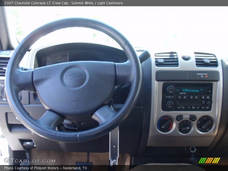 Summit White / Light Cashmere 2007 Chevrolet Colorado LT Crew Cab