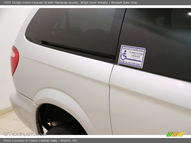 Bright Silver Metallic / Medium Slate Gray 2005 Dodge Grand Caravan SE with Handicap Access