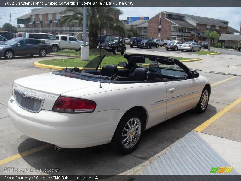 Stone White / Dark Slate Gray 2002 Chrysler Sebring Limited Convertible