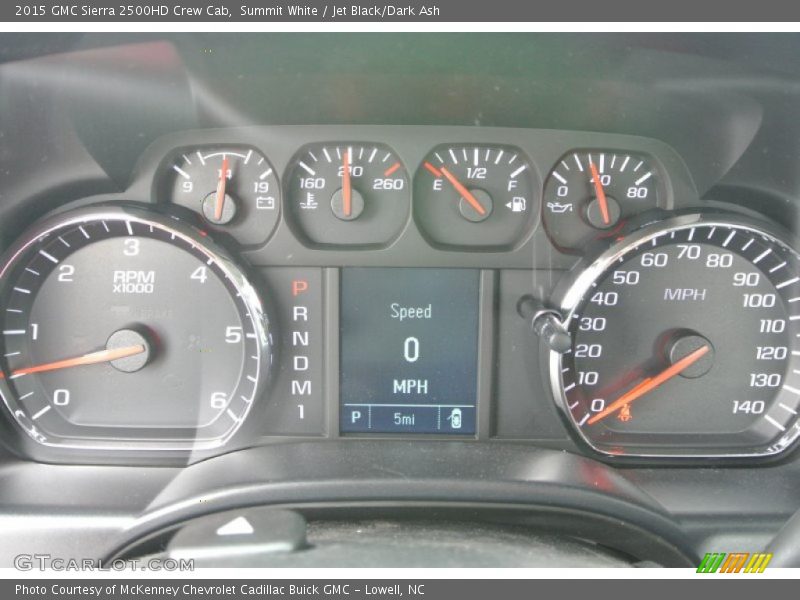 Summit White / Jet Black/Dark Ash 2015 GMC Sierra 2500HD Crew Cab