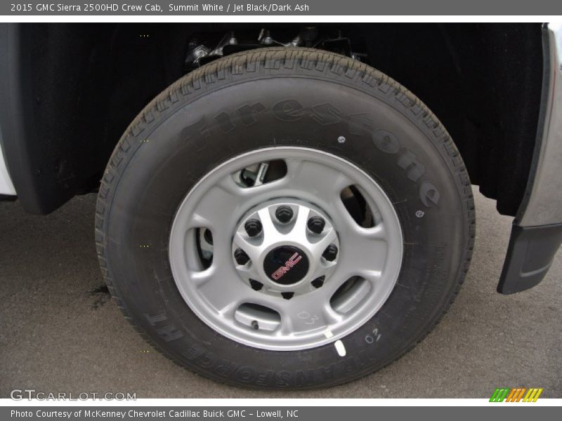 Summit White / Jet Black/Dark Ash 2015 GMC Sierra 2500HD Crew Cab