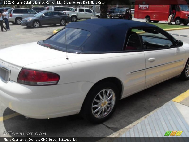 Stone White / Dark Slate Gray 2002 Chrysler Sebring Limited Convertible