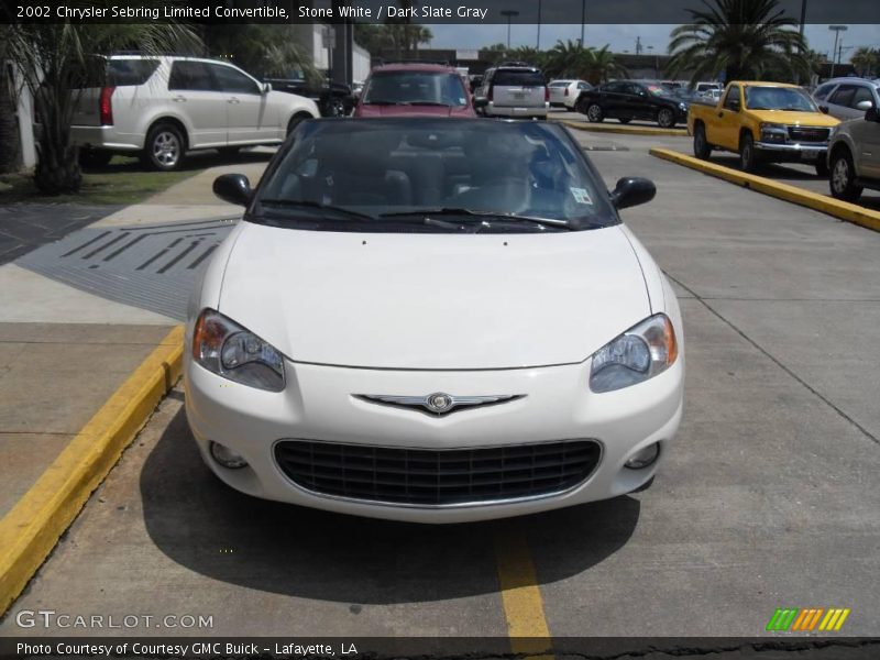 Stone White / Dark Slate Gray 2002 Chrysler Sebring Limited Convertible