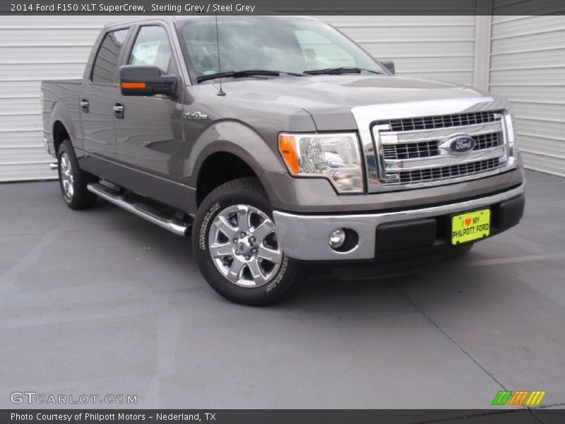Sterling Grey / Steel Grey 2014 Ford F150 XLT SuperCrew