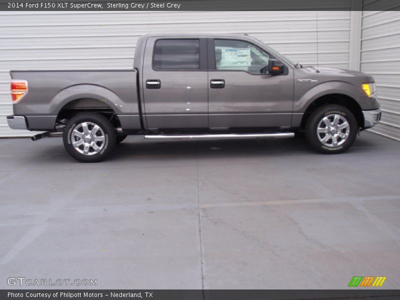 Sterling Grey / Steel Grey 2014 Ford F150 XLT SuperCrew