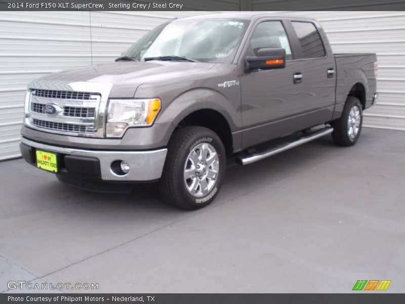 Sterling Grey / Steel Grey 2014 Ford F150 XLT SuperCrew