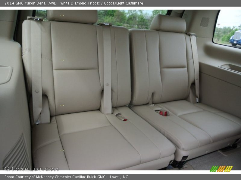 White Diamond Tricoat / Cocoa/Light Cashmere 2014 GMC Yukon Denali AWD