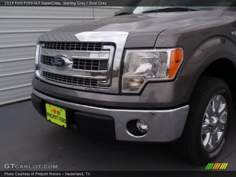 Sterling Grey / Steel Grey 2014 Ford F150 XLT SuperCrew